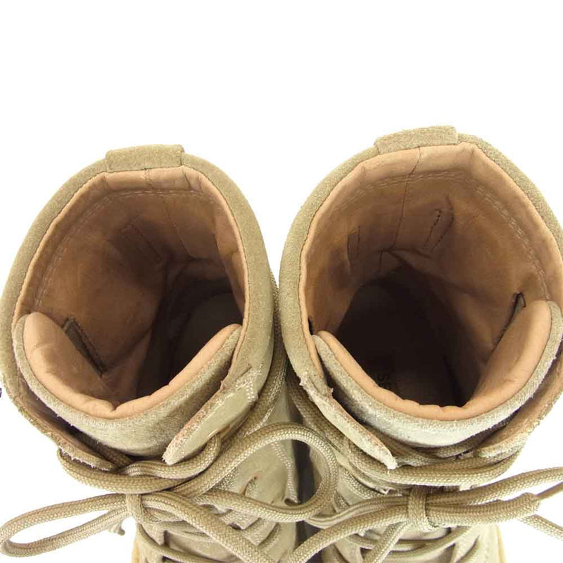 イージー KW3601 Season 4 Taupe Thick Suede Crepe Boots スエード クレープ ブーツ ベージュ系 40【中古】
