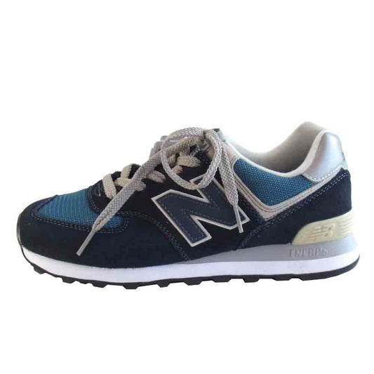 NEW BALANCE ニューバランス ML574ESS ローカット スニーカー ネイビー系 25.5㎝【新古品】【未使用】【中古】