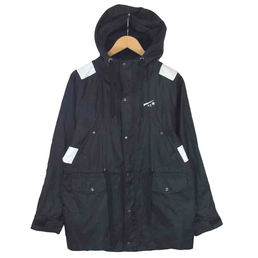 NIKE ナイキ 827033-010 リカルドティッシ RICCARDO TISCI  ナイロン ジップ ジャケット ブラック系 XS【中古】