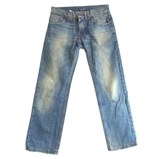 DOLCE&GABBANA ドルチェアンドガッバーナ 伊製 デニムパンツ インディゴブルー系 44【中古】