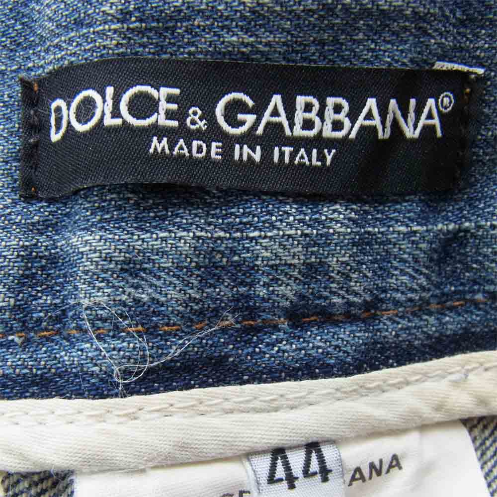 DOLCE&GABBANA ドルチェアンドガッバーナ 伊製 デニムパンツ インディゴブルー系 44【中古】