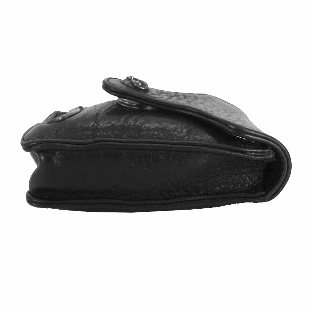 CHROME HEARTS クロムハーツ（原本無） ハートボタン シガレット ケース ブラック系【中古】