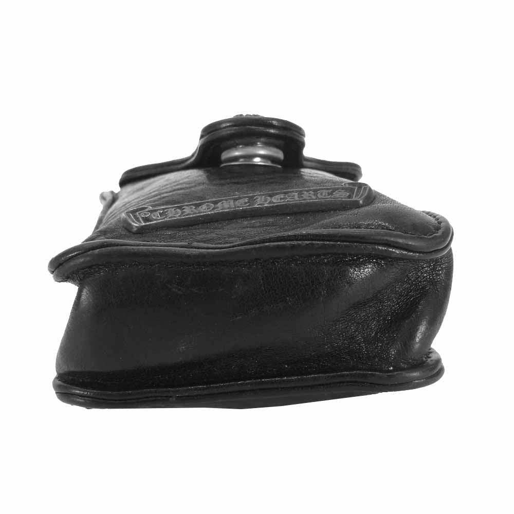 CHROME HEARTS クロムハーツ（原本無） ハートボタン シガレット ケース ブラック系【中古】