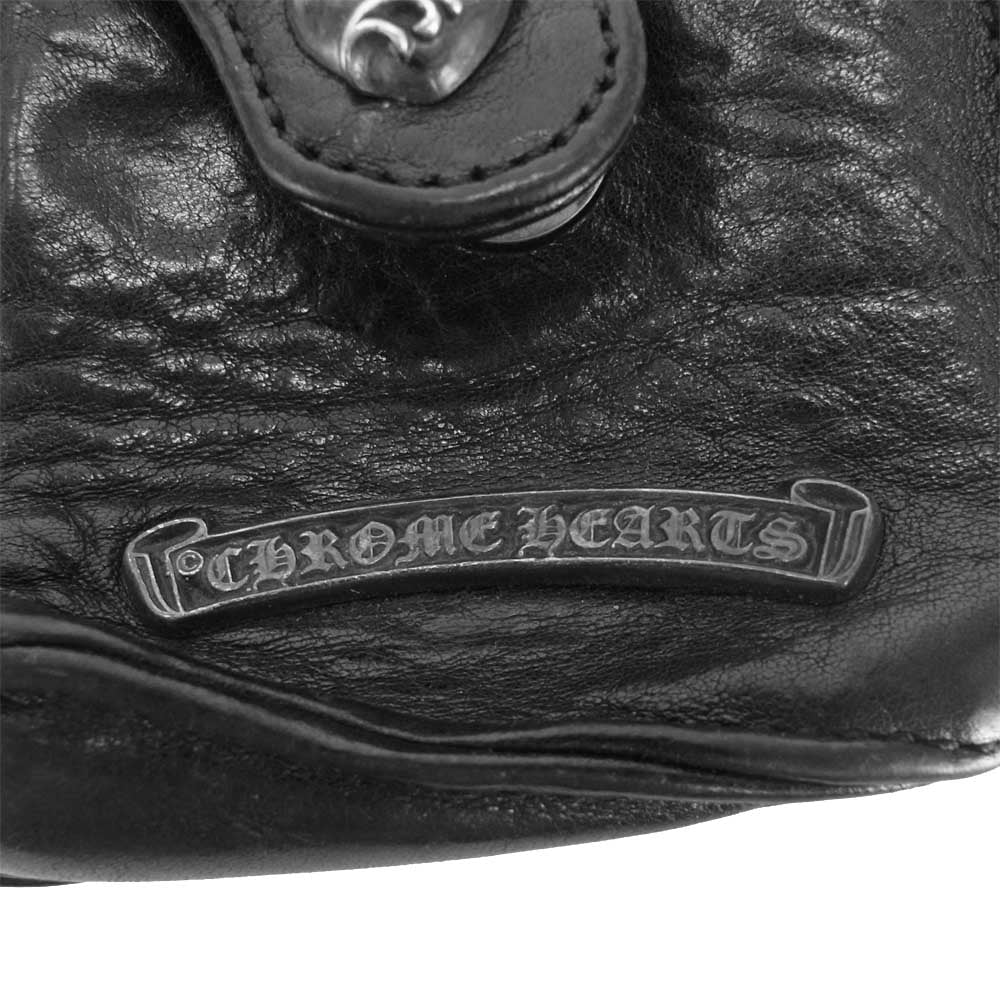 CHROME HEARTS クロムハーツ（原本無） ハートボタン シガレット ケース ブラック系【中古】