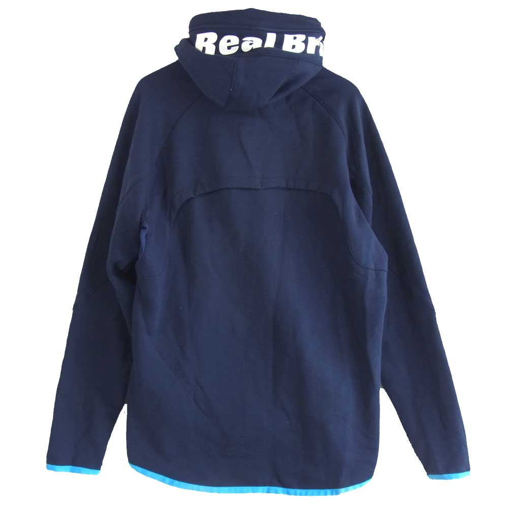 F.C.R.B. エフシーアールビー 534631 ×ナイキ NIKE SWEAT VENTILATION HOOD TOP スウェット ジップ パーカー ネイビー系 L【美品】【中古】