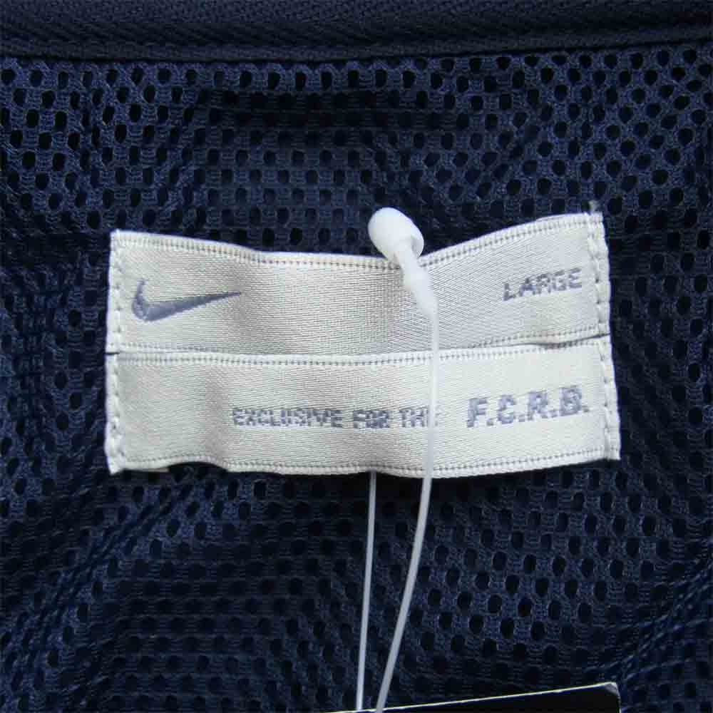 F.C.R.B. エフシーアールビー 534631 ×ナイキ NIKE SWEAT VENTILATION HOOD TOP スウェット ジップ パーカー ネイビー系 L【美品】【中古】