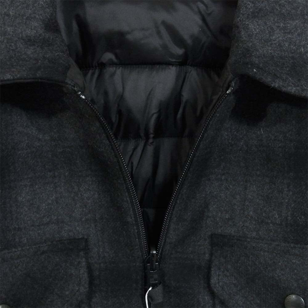 WOOLRICH ウールリッチ WOOS0037 REVERSIBLE PADDED OVER SHIRT リバーシブル パデッド オーバー シャツ ブラック系 S【新古品】【未使用】【中古】