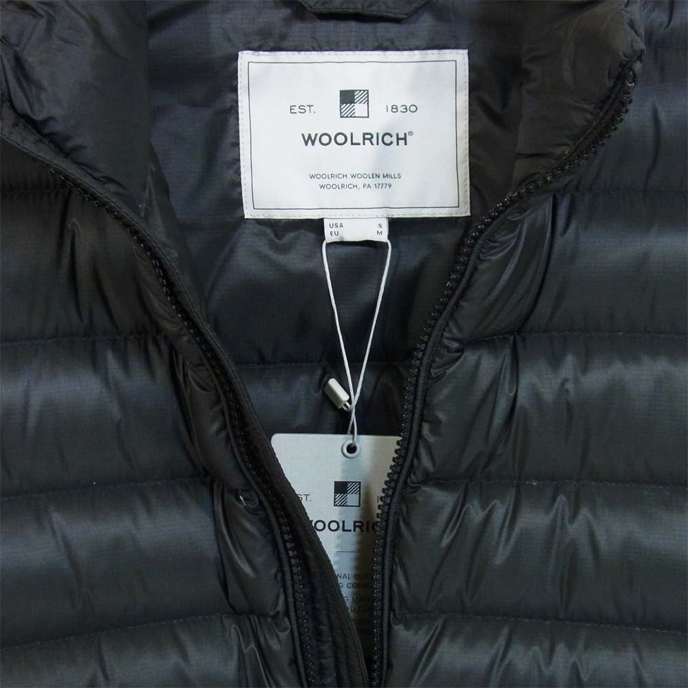 WOOLRICH ウールリッチ WOOU0334 ECO BERING JACKET エコ ベアリング ダウン ジャケット BLACK S【新古品】【未使用】【中古】