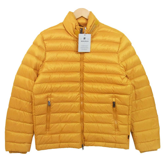 WOOLRICH ウールリッチ WOOU0334 ECO BERING JACKET エコ ベアリング ダウン ジャケット DARK YELLOW S【新古品】【未使用】【中古】