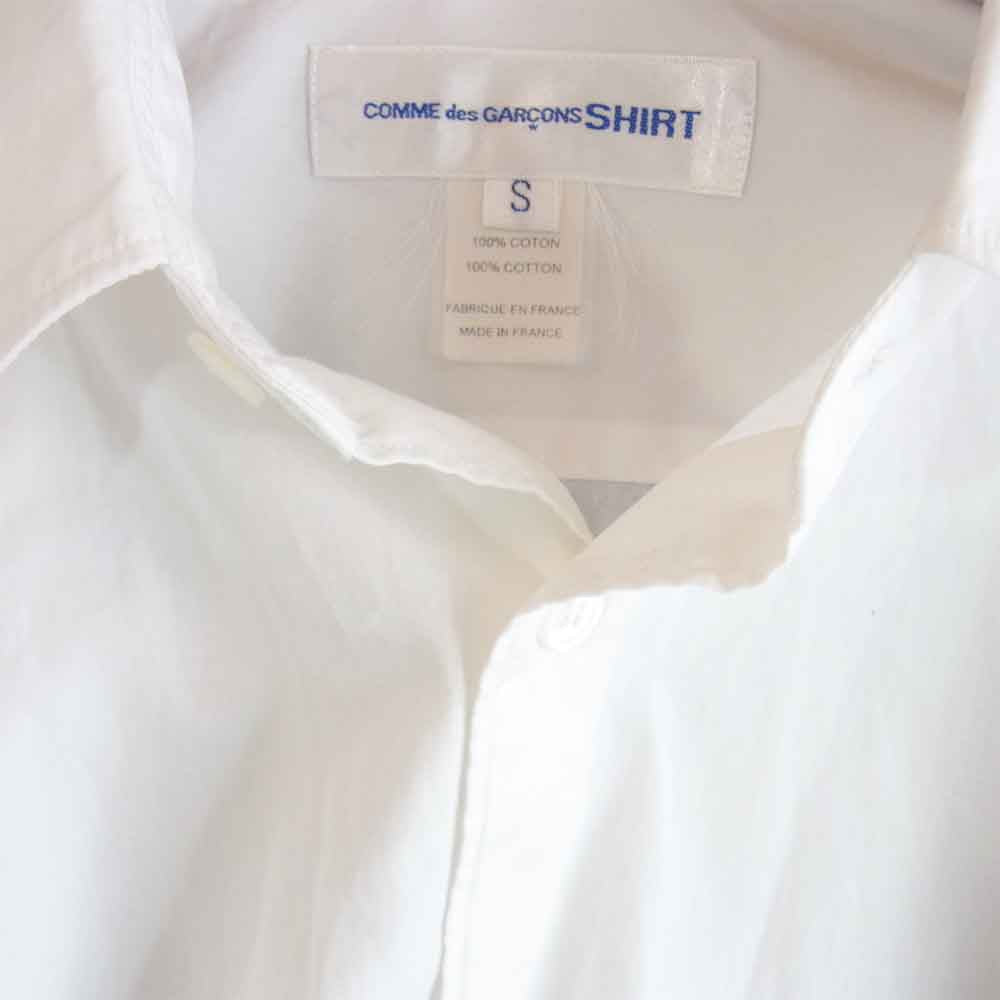 COMME des GARCONS コムデギャルソン SHIRT コットン シャツ  ホワイト系 S【中古】