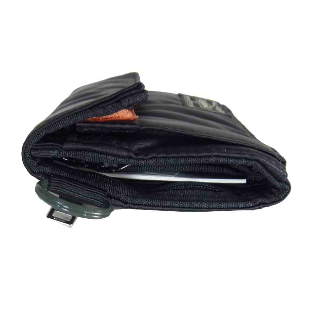 PORTER ポーター 622-68167 未使用品 TANKER WALLET タンカー 二つ折り ナイロン ウォレット ブラック系【極上美品】【中古】