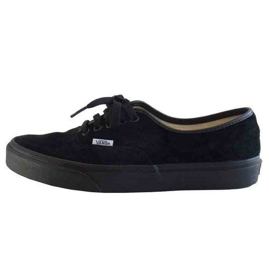 VANS バンズ VN0A2Z5I18L 未使用品 Authentic Pig Suede オーセンティック スエード ローカット スニーカー ブラック系 27.5㎝【新古品】【未使用】【中古】