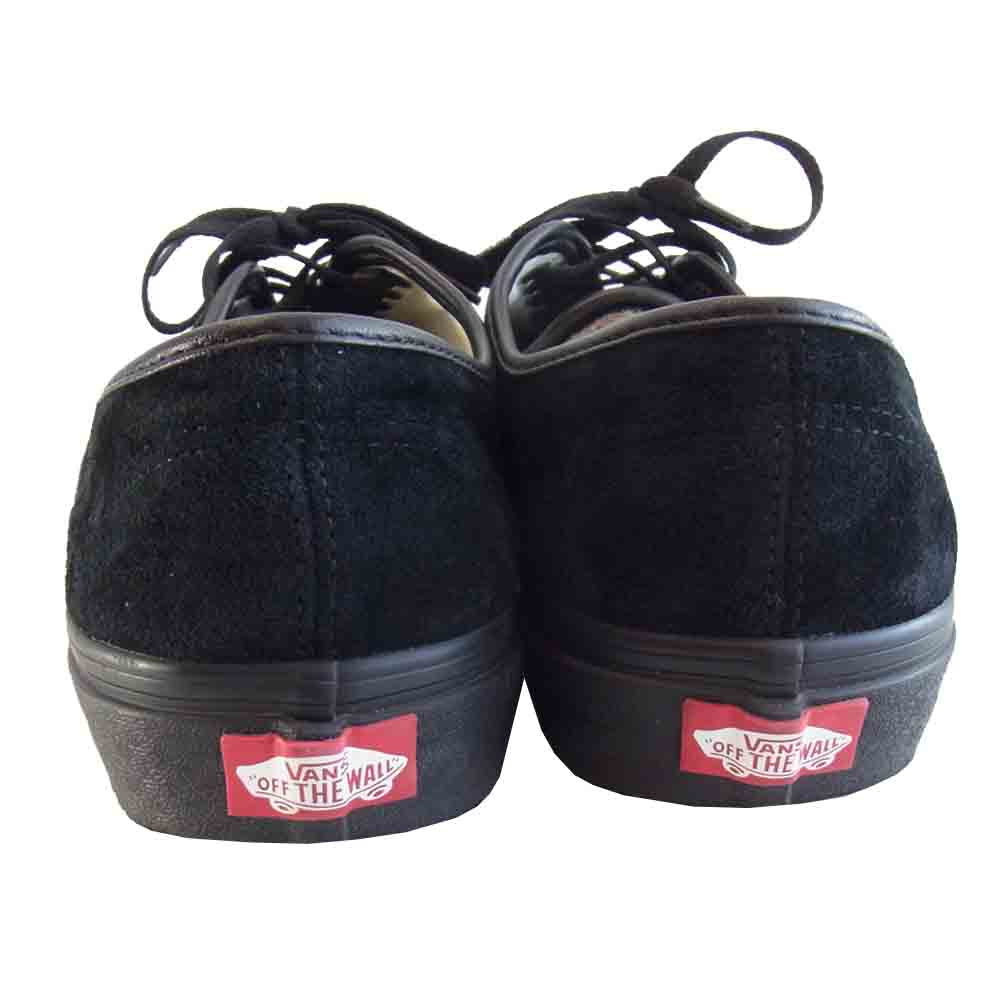 VANS バンズ VN0A2Z5I18L 未使用品 Authentic Pig Suede オーセンティック スエード ローカット スニーカー ブラック系 27.5㎝【新古品】【未使用】【中古】