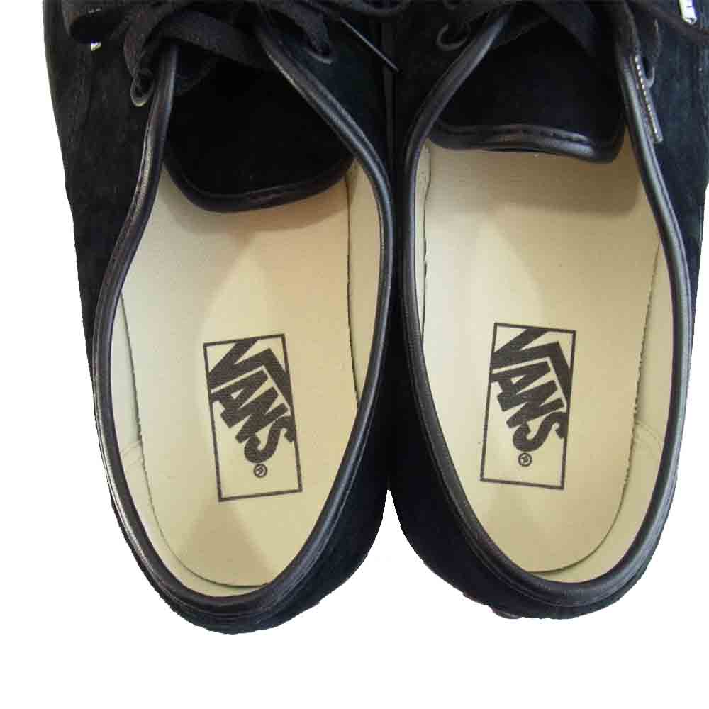 VANS バンズ VN0A2Z5I18L 未使用品 Authentic Pig Suede オーセンティック スエード ローカット スニーカー ブラック系 27.5㎝【新古品】【未使用】【中古】