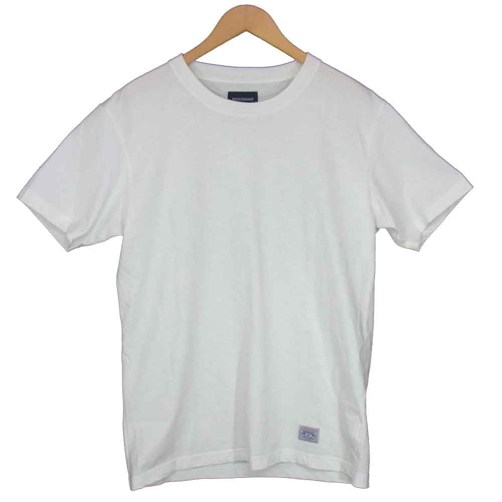 DESCENDANT ディセンダント 202ATDS-CSM02 AUTHENTIC DESIGN SS オーセンティックデザイン 半袖 Tシャツ ホワイト系 2【美品】【中古】