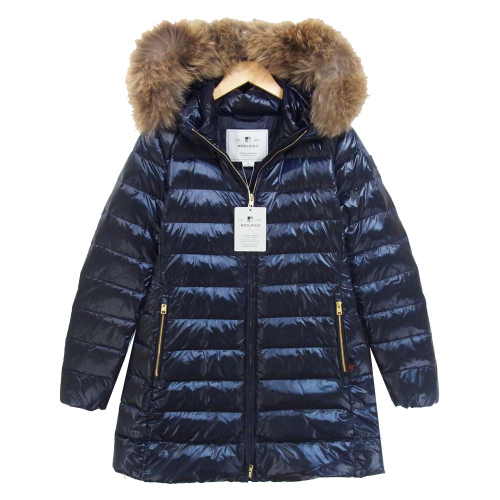 WOOLRICH ウールリッチ WWOU0419 CLOVER JACKET クローバー ダウン ジャケット ダークネイビー系 S【新古品】【未使用】【中古】