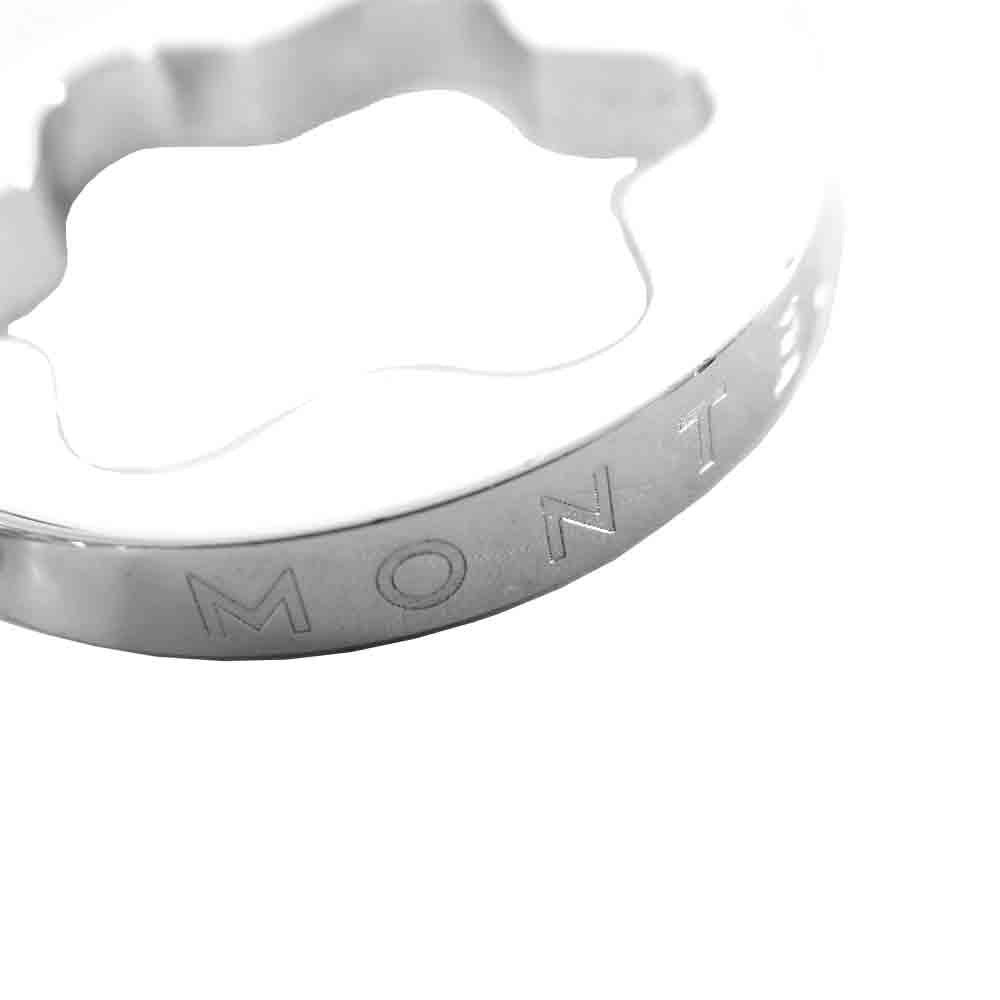 MONTBLANC モンブラン ロゴプレート チェーン ブレスレット シルバー系【中古】