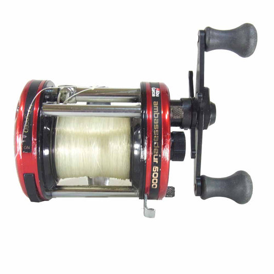 アブガルシア ambassadeur6000 アンバサダー ベイトリール 釣り道具 フィッシング レッド系【中古】