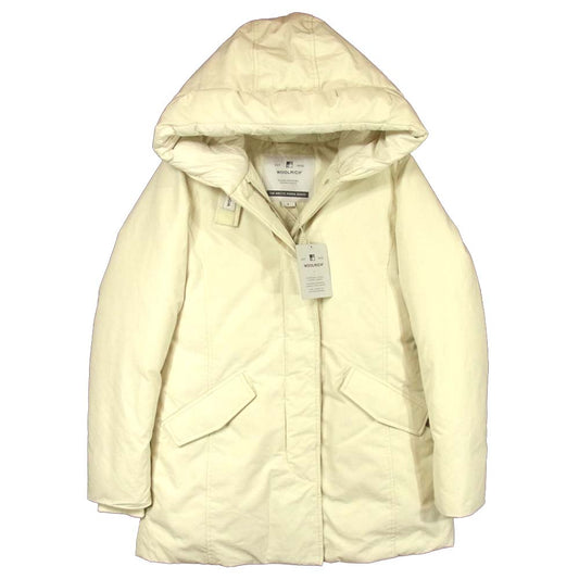WOOLRICH ウールリッチ WWOU0363 ECO BYRD CLOTH PARKA エコ バード クロス パーカ ダウン ジャケット オフホワイト系 S【新古品】【未使用】【中古】