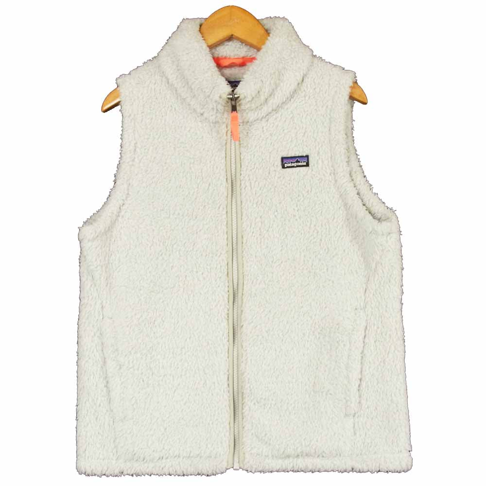 patagonia パタゴニア STY65490 Girls' Los Gatos Vest ガールズ ロス ガトス フリース ベスト オフホワイト系 XXL【中古】