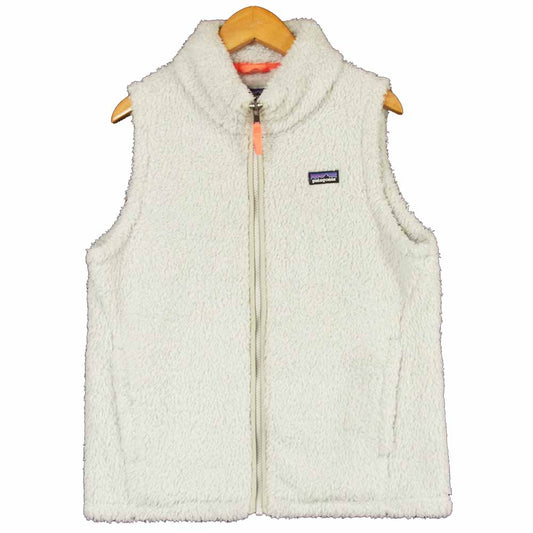 patagonia パタゴニア STY65490 Girls' Los Gatos Vest ガールズ ロス ガトス フリース ベスト オフホワイト系 XXL【中古】