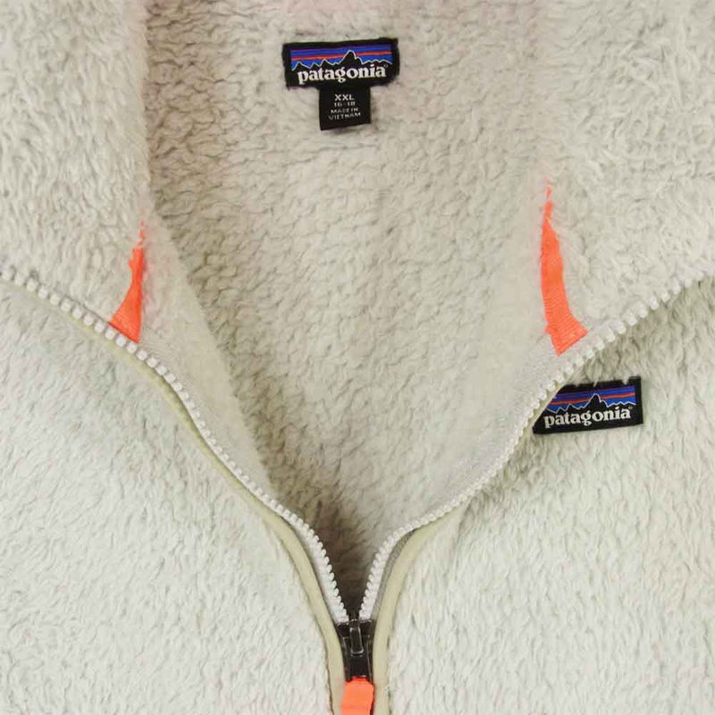 patagonia パタゴニア STY65490 Girls' Los Gatos Vest ガールズ ロス ガトス フリース ベスト オフホワイト系 XXL【中古】