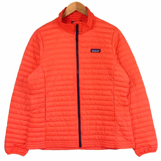 patagonia パタゴニア STY84750 レディース ダウン シャツ ジャケット ベトナム製 ピンク系 L【美品】【中古】