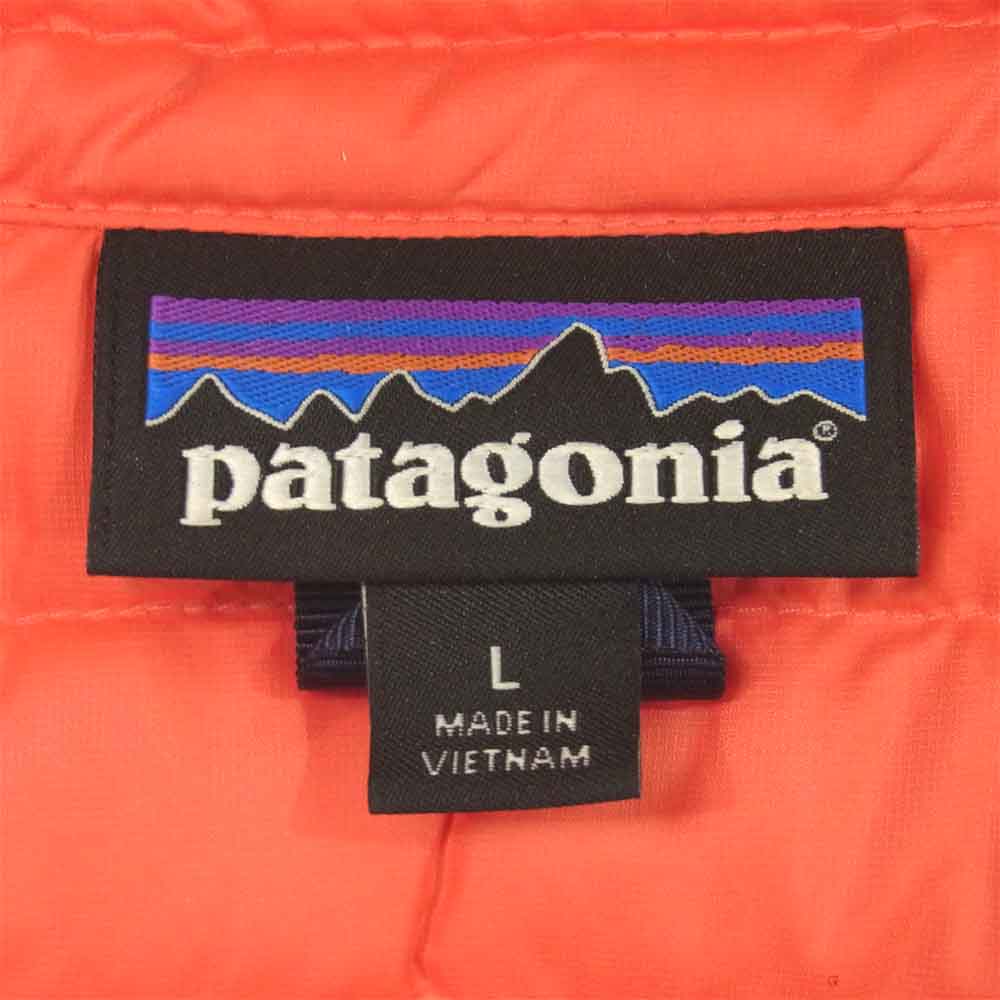 patagonia パタゴニア STY84750 レディース ダウン シャツ ジャケット ベトナム製 ピンク系 L【美品】【中古】