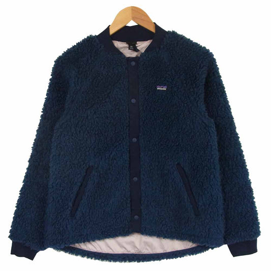 patagonia パタゴニア STY65415 Girls’ Retro-X Bomber Jacket ガールズ レトロX フリース ジャケット ネイビー系 XXL【美品】【中古】