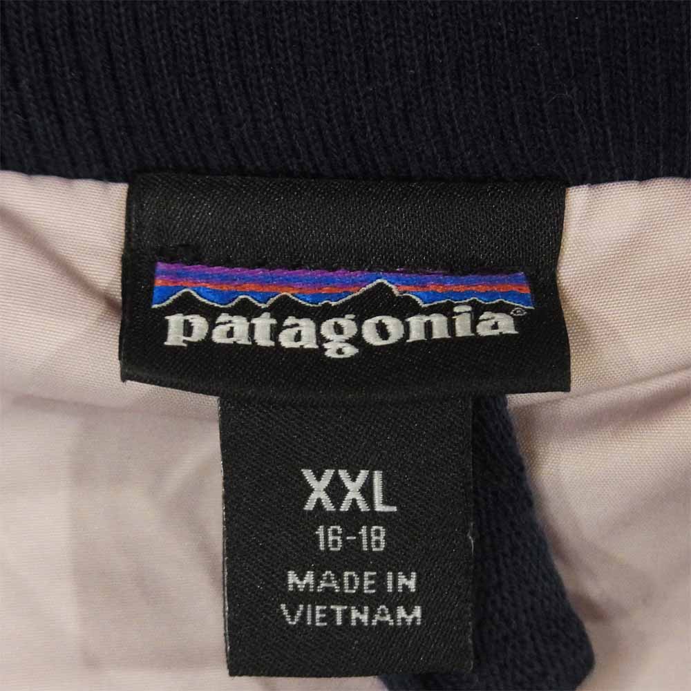 patagonia パタゴニア STY65415 Girls’ Retro-X Bomber Jacket ガールズ レトロX フリース ジャケット ネイビー系 XXL【美品】【中古】