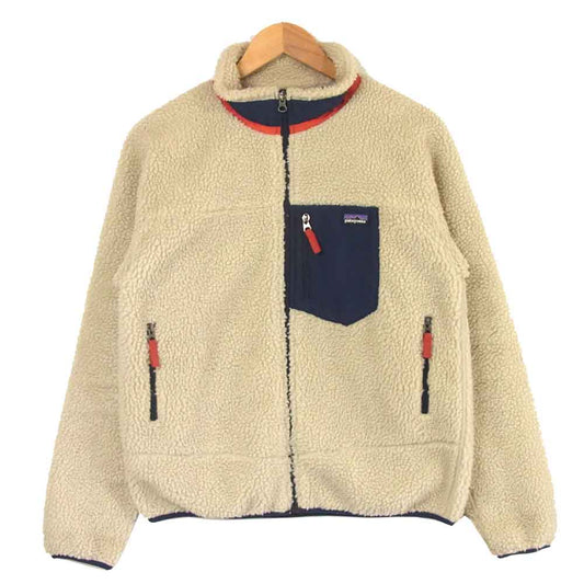 patagonia パタゴニア STY65625 Kid's Classic Retro-X キッズ レトロX フリース ジャケット ベージュ系 XXL【中古】