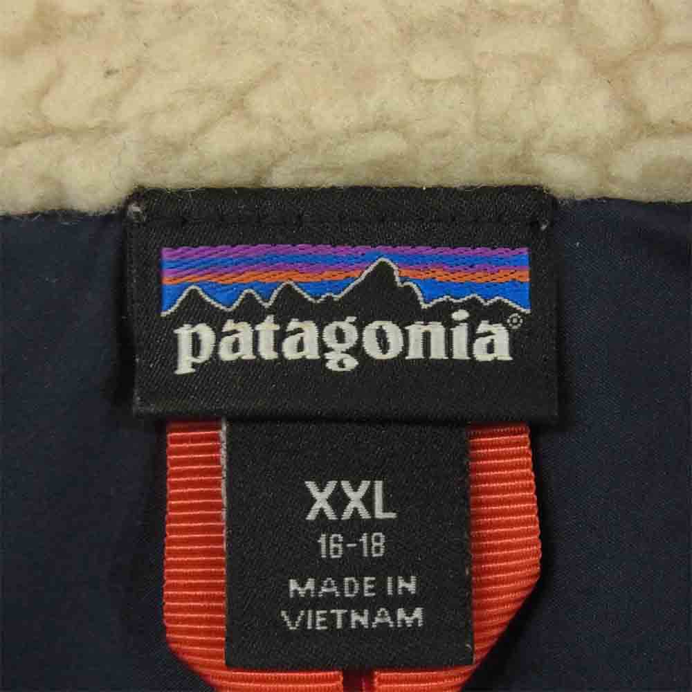 patagonia パタゴニア STY65625 Kid's Classic Retro-X キッズ レトロX フリース ジャケット ベージュ系 XXL【中古】
