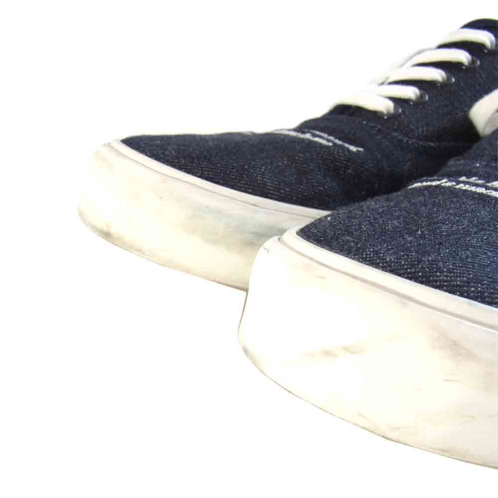 UNDERCOVER アンダーカバー 20SS UCY4F06-2 デニム デッキ スニーカー インディゴブルー系 XL【中古】