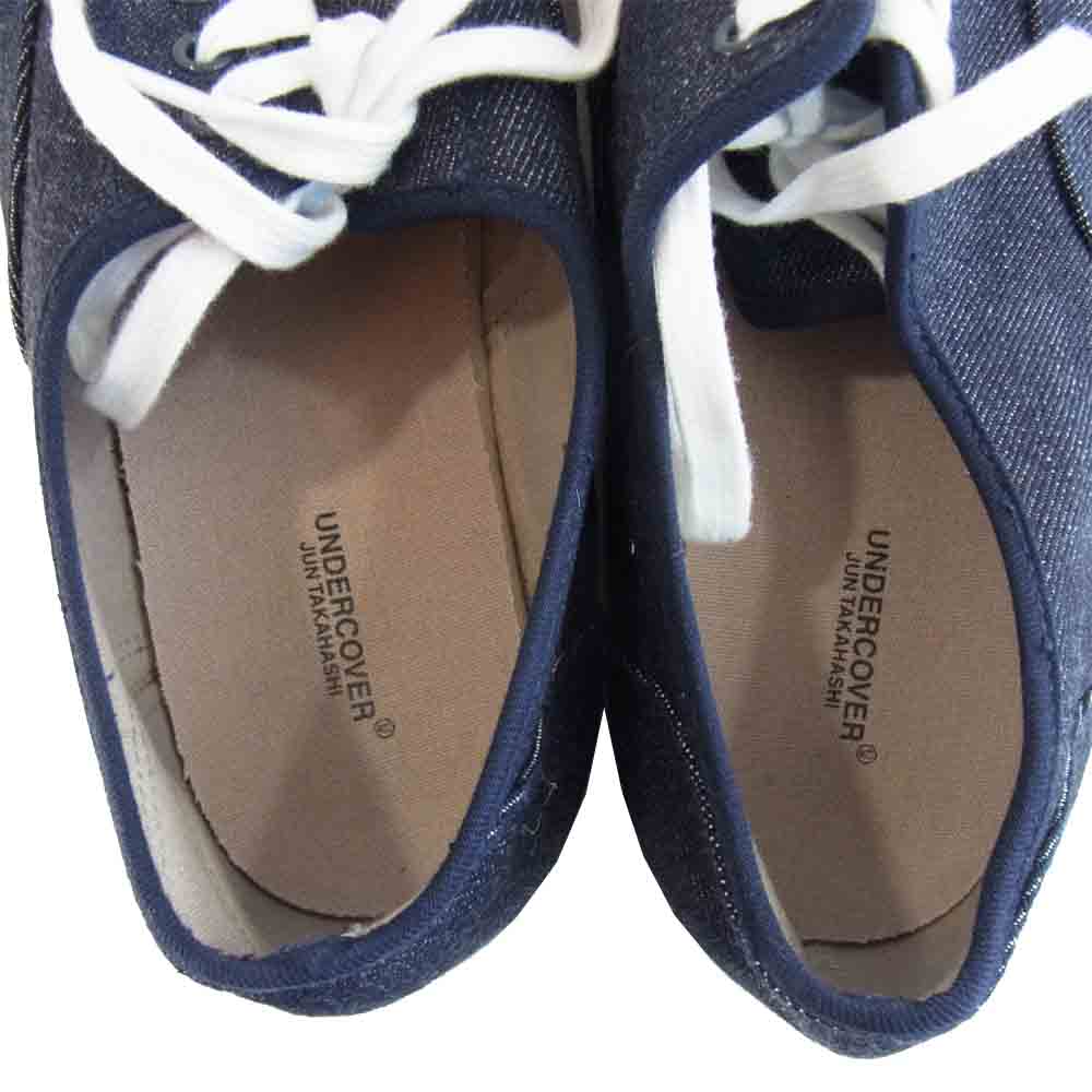 UNDERCOVER アンダーカバー 20SS UCY4F06-2 デニム デッキ スニーカー インディゴブルー系 XL【中古】