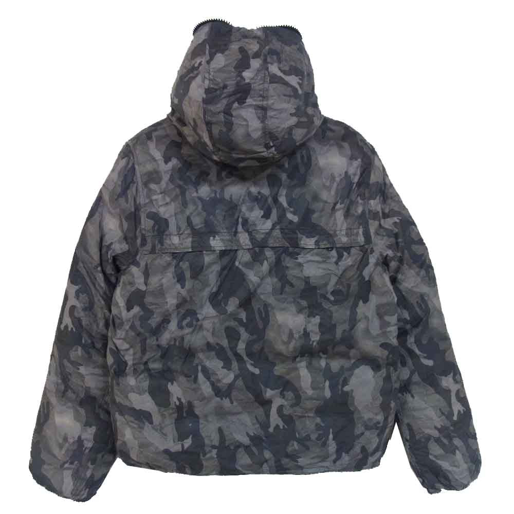 DUVETICA デュベティカ リバーシブル カモフラ ダウンジャケット ダークネイビー×グレー系 52【中古】