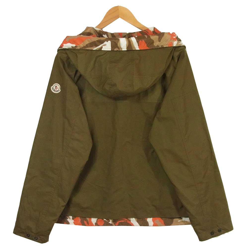 MONCLER モンクレール 国内正規品 JAUFFRET カモフラ ジャケット ルーマニア製 カーキ系 2【中古】