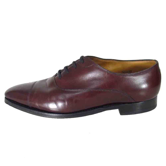 John Lobb ジョンロブ 9795 WILLIAM MUSEUM CALF ウィリアム ミュージアムカーフ プラム エンジ系 28cm程度【中古】