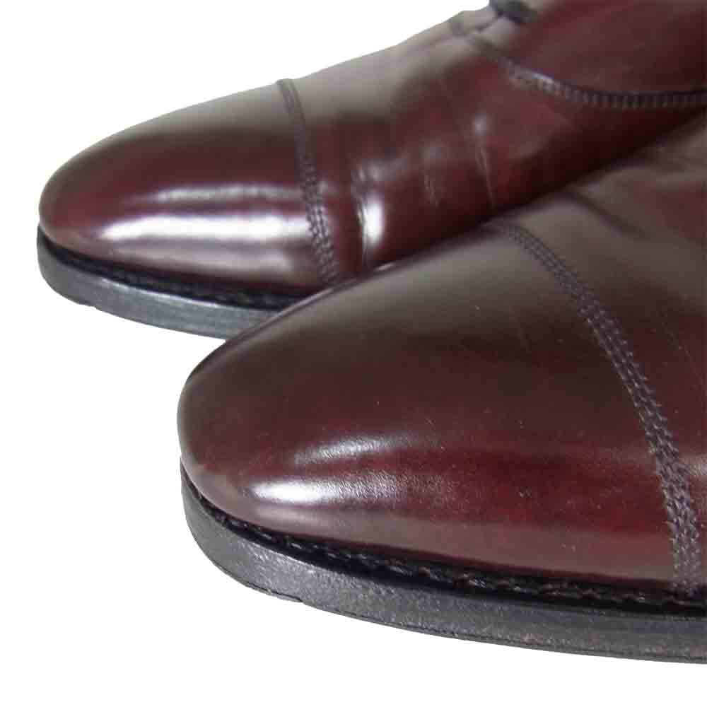 John Lobb ジョンロブ 9795 WILLIAM MUSEUM CALF ウィリアム ミュージアムカーフ プラム エンジ系 28cm程度【中古】
