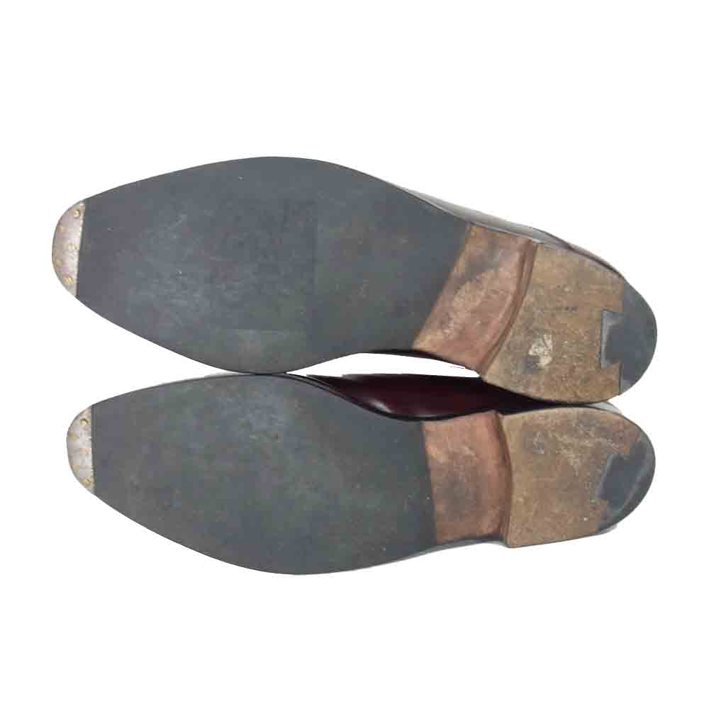 John Lobb ジョンロブ 9795 WILLIAM MUSEUM CALF ウィリアム ミュージアムカーフ プラム エンジ系 28cm程度【中古】