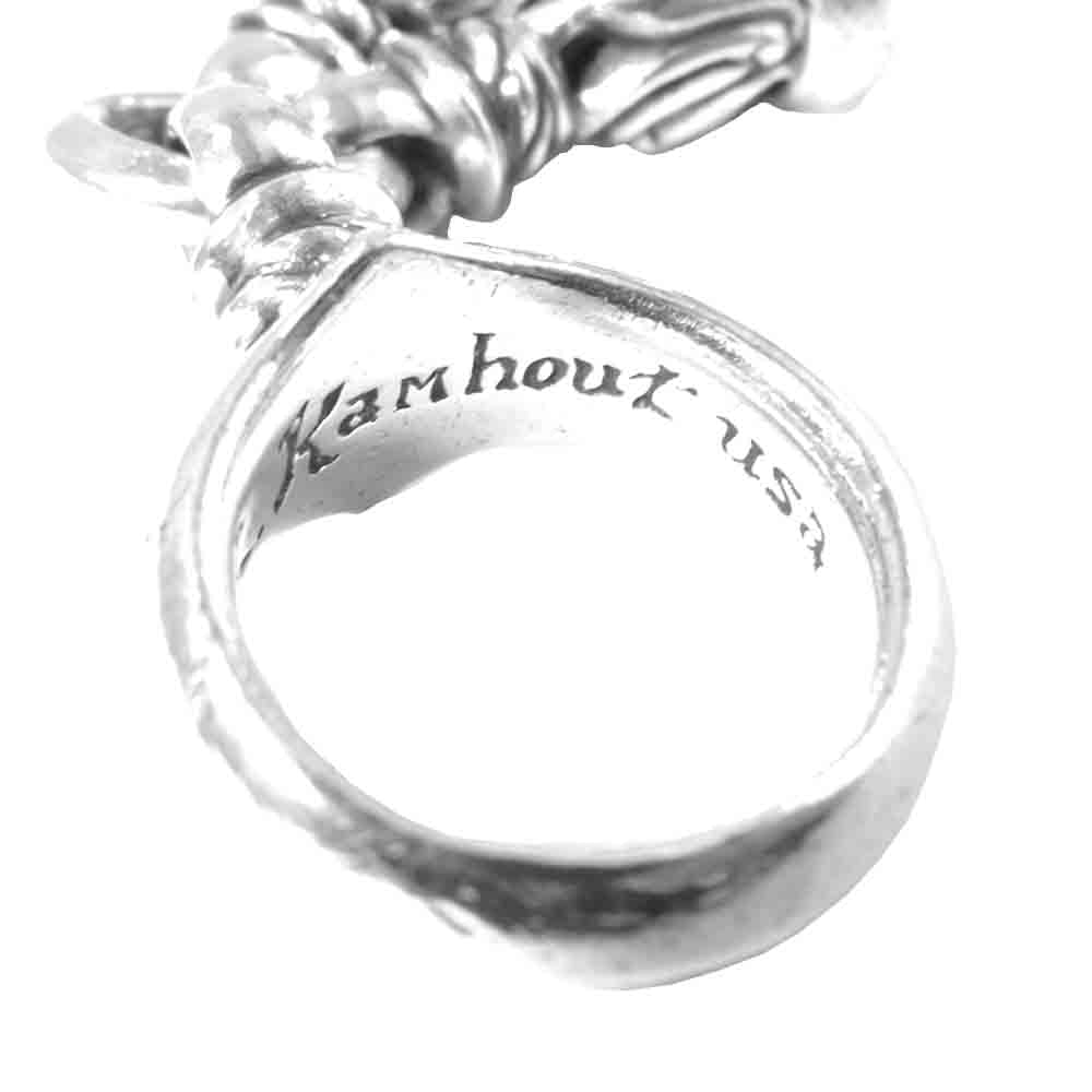 LONE ONES ロンワンズ 伊勢丹新宿12周年記念 Crane Bell S & Dove Bell M Ring ドーヴベル クレーンベル リング シルバー系 10号程度【中古】
