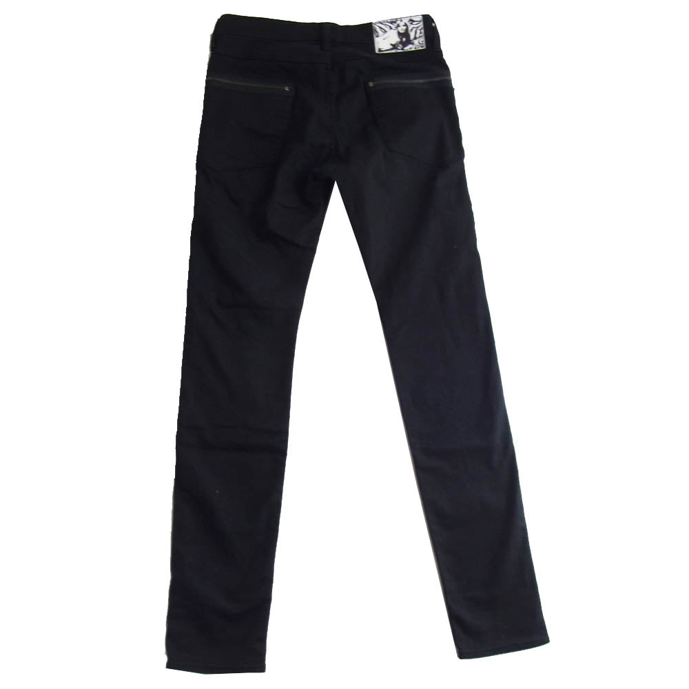 HYSTERIC GLAMOUR ヒステリックグラマー 06173AP05 Thee Hysteric XXX スタッズ チノ スリム パンツ ブラック系 28【美品】【中古】