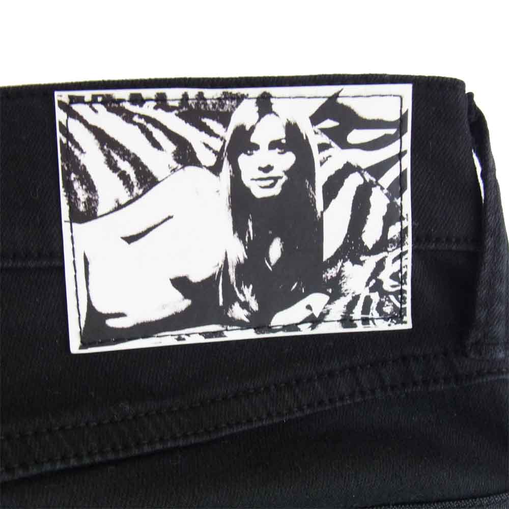 HYSTERIC GLAMOUR ヒステリックグラマー 06173AP05 Thee Hysteric XXX スタッズ チノ スリム パンツ ブラック系 28【美品】【中古】