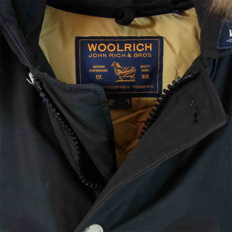 WOOLRICH ウールリッチ WOCPS2918 ARKTIC PARKA アークティックパーカ ダウンコート ブラック系 XS【中古】