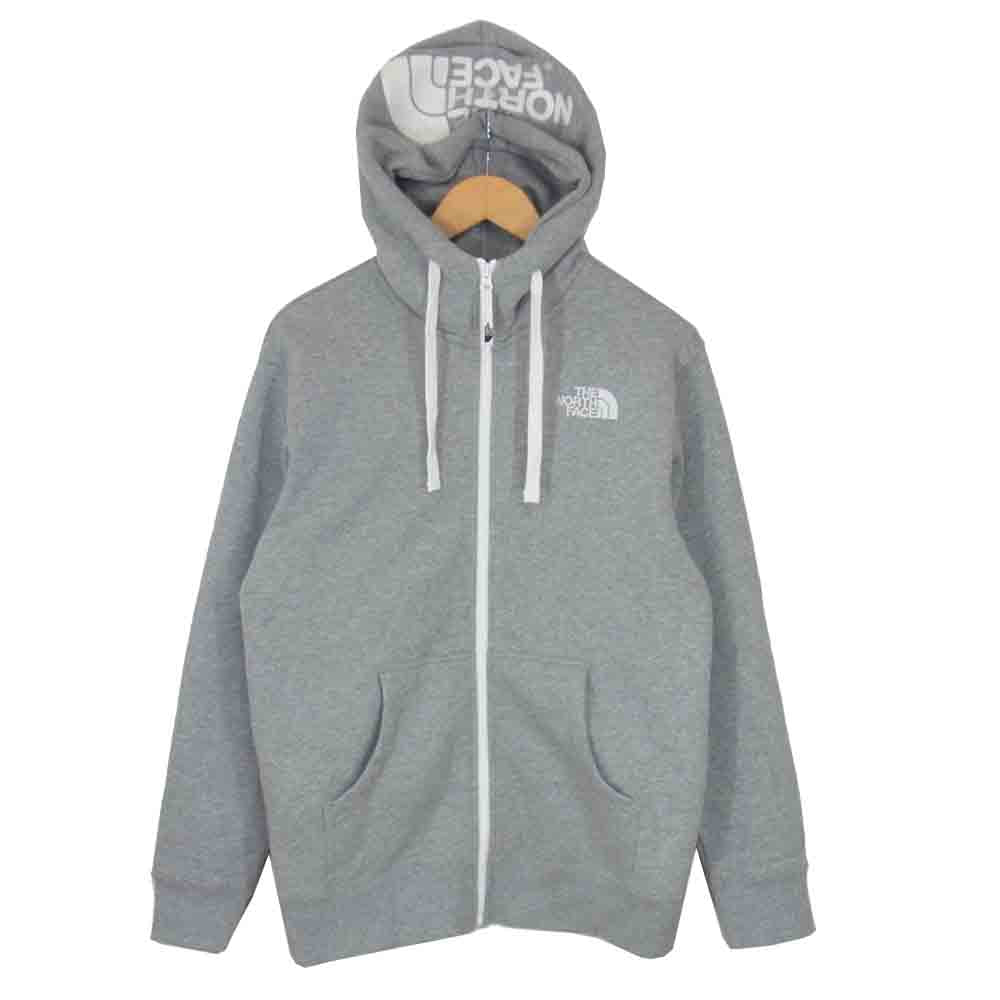 THE NORTH FACE ノースフェイス NT11930 リアビューフル ジップ フーディ  グレー系 M【美品】【中古】