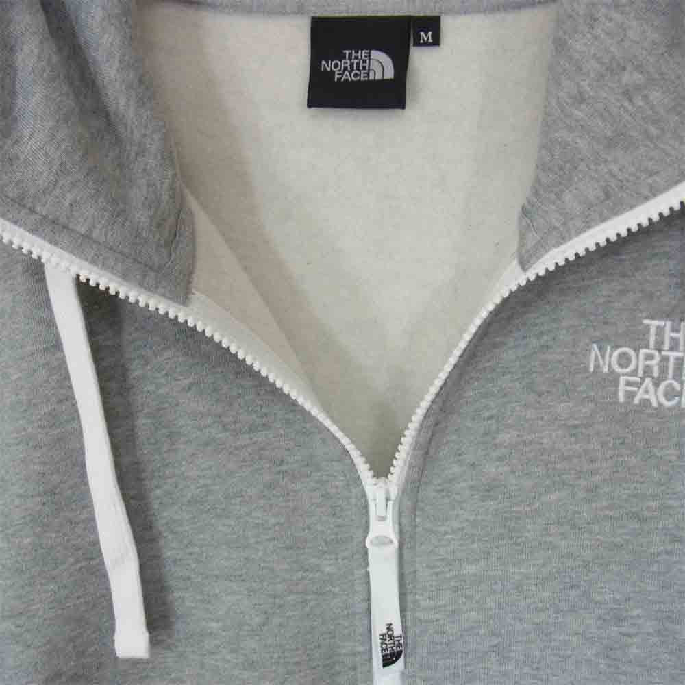THE NORTH FACE ノースフェイス NT11930 リアビューフル ジップ フーディ  グレー系 M【美品】【中古】
