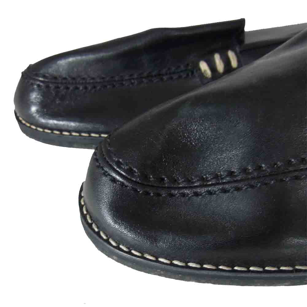 Yohji Yamamoto ヨウジヤマモト 観賞用 POUR HOMME プールオム 80s デッドストック 丸ロゴ ローファー ブラック系 28cm程度【中古】