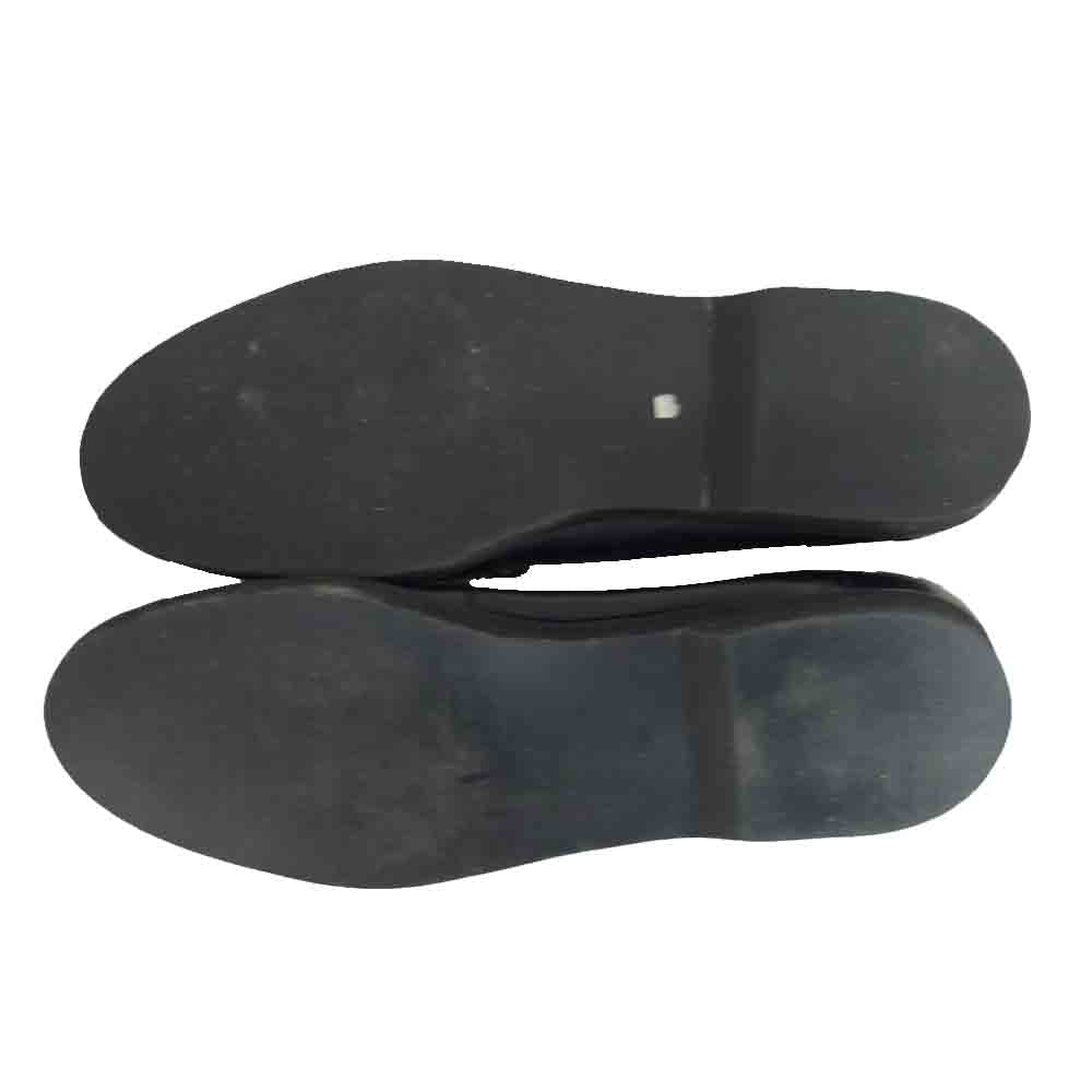 Yohji Yamamoto ヨウジヤマモト 観賞用 POUR HOMME プールオム 80s デッドストック 丸ロゴ ローファー ブラック系 28cm程度【中古】