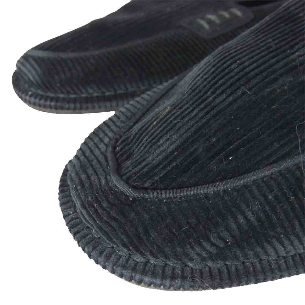 Yohji Yamamoto ヨウジヤマモト 観賞用 POUR HOMME プールオム 80s 丸ロゴ コーデュロイ ローファー  ブラック系 26.5cm程度【中古】
