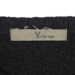 Yohji Yamamoto ヨウジヤマモト Ys for men ワイズフォーメン 80~90s 初期タグ ウール ニット セーター ブラック系 サイズ表記なし【中古】