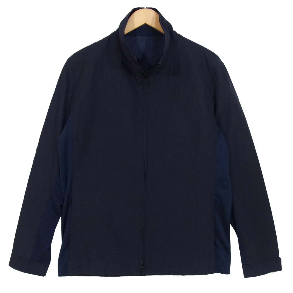 Yohji Yamamoto ヨウジヤマモト MF-Y12-603 Ys for men ワイズフォーメン コットン ナイロン ジップ ジャケット ダークネイビー系 4【中古】